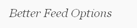 better feed options better feed options