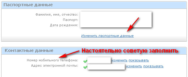 заполнение паспортных данных паспортные данные в webmoney