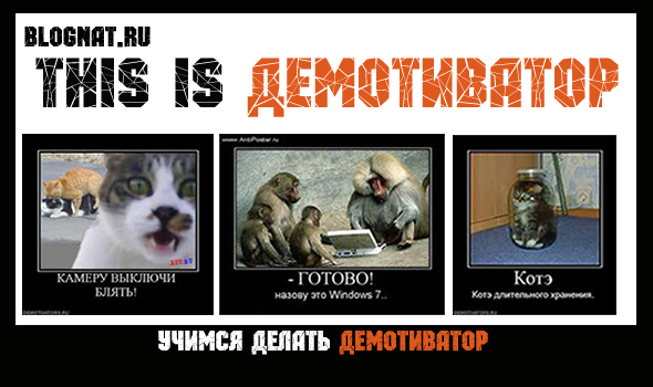 Как сделать демотиватор? как сделать демотиватор онлайн бесплатно самому