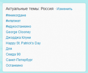 Тренды в России Тренды в России